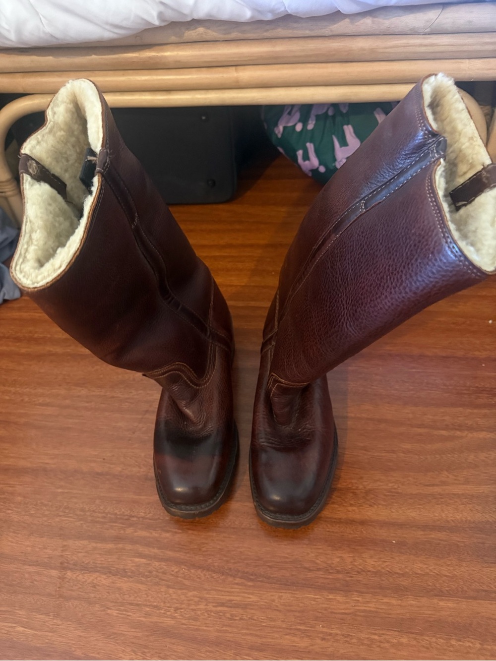 Frye 14G Campus Shearling Tall Boot